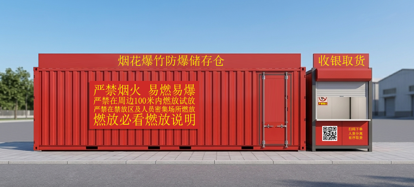 装配式烟花爆竹零售店 产品图1